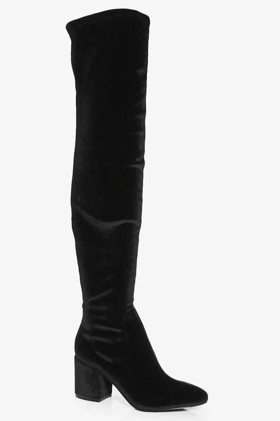 Alexandra Low Block Heel Over The Knee Boot